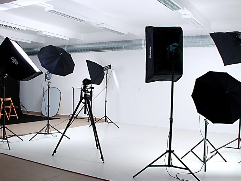 Sprzęt do małego studia fotograficznego