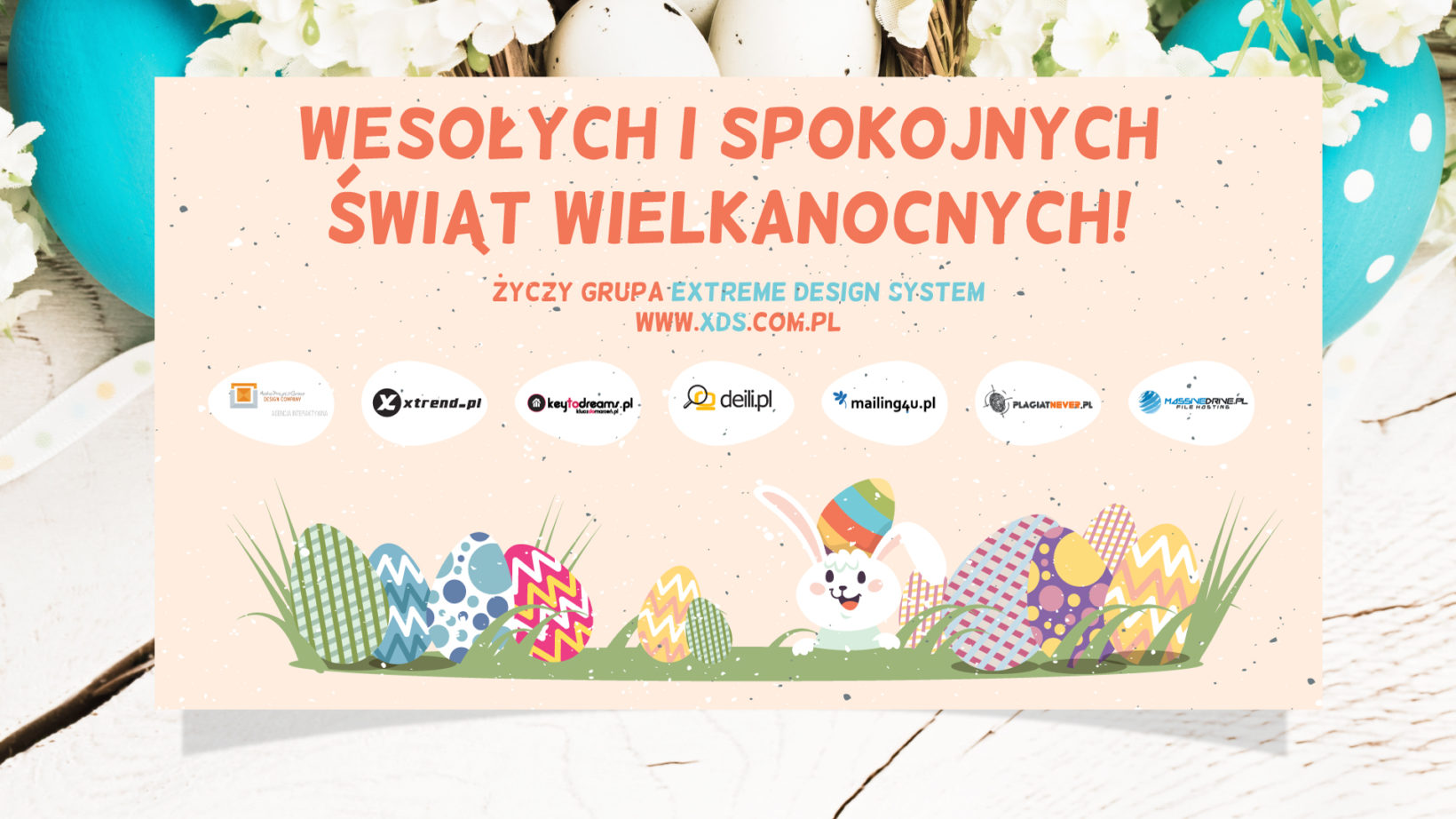 WESOŁYCH I SPOKOJNYCH ŚWIĄT WIELKANOCNYCH!