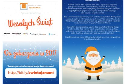 Wesołych Świąt i Szczęśliwego Nowego Roku 2016